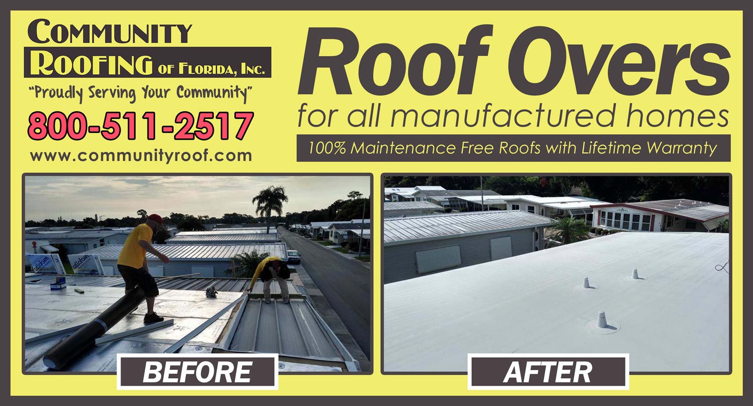 Manufactured Home Roof Replacement - Largo, FL