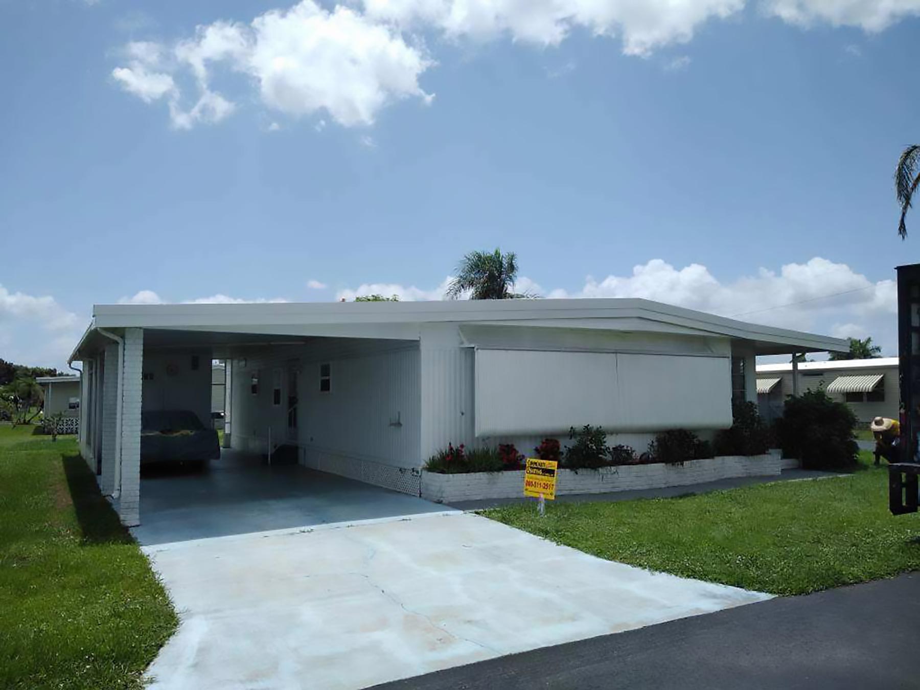 Mobile Home Roof Over North Fort Myers